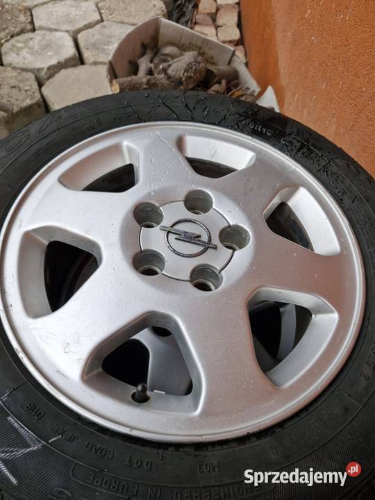 Koła opel 1856515 alufelgi 5x110 z oponami corsa Gliwice sprzedam