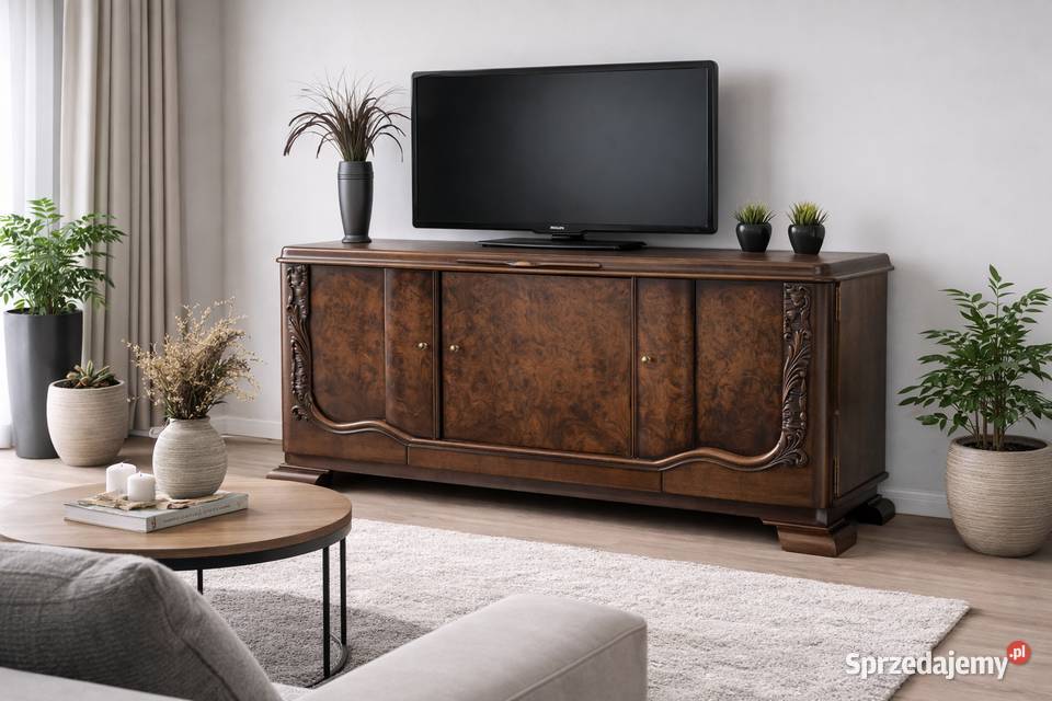 Antyczna komoda art deco lata 30te renowacji wielkopolskie Jerka