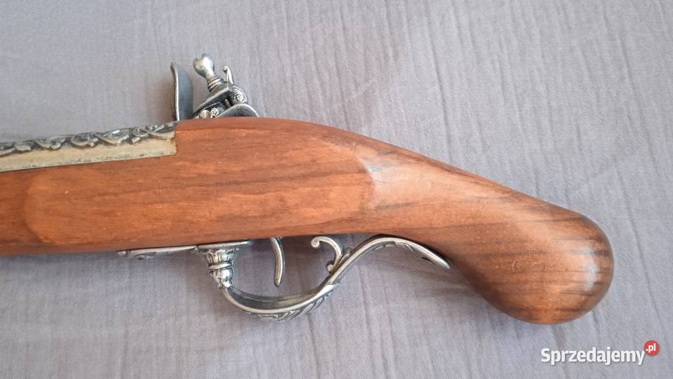 REPLIKA Pistolet skałkowy z XVIII w DENIX 1196G Warszawa