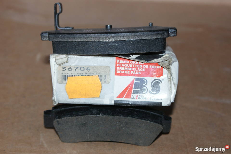 36704 ABS KLOCKI HAMULC NISSAN SUNNY 8691 TYŁ Z osobowe mazowieckie Białobrzegi