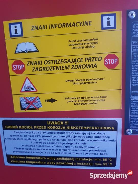 piec co kocioł grzewczy DEFRO Econo 8 nowy Świdwin