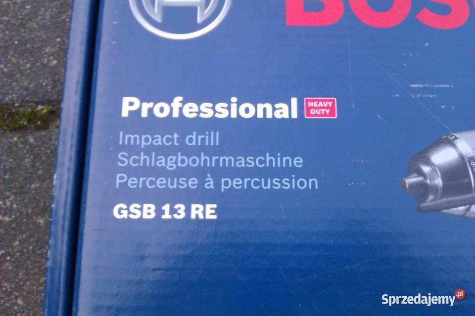 Nowa wiertarka udarowa Bosch Professional GSB 13 mazowieckie Warszawa
