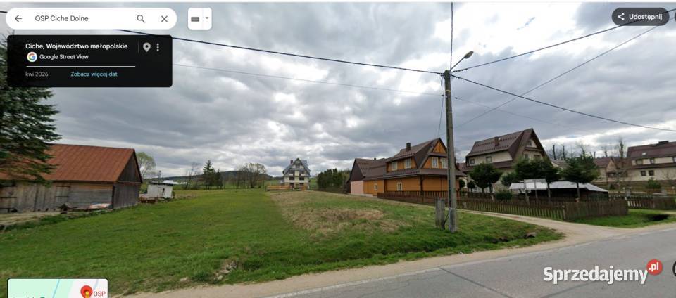 Najtaniej działka budowlana Zakopane Zakopanem w