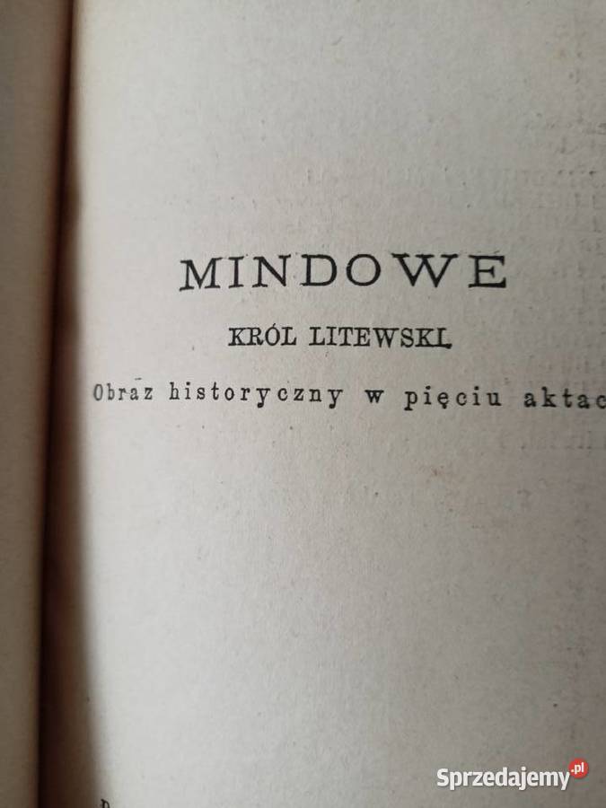 Słowackiego książki przedwojenne antykwariat Warszawa
