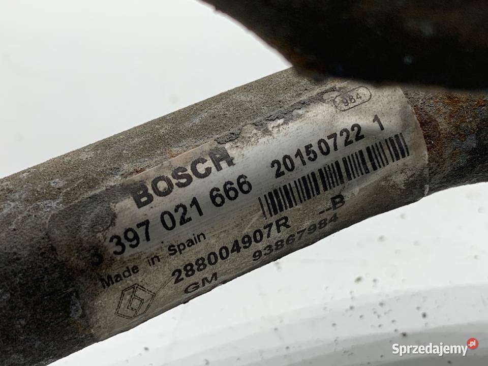 MECHANIZM WYCIERACZEK PRZÓD RENAULT TRAFIC III Części samochodowe sprzedam