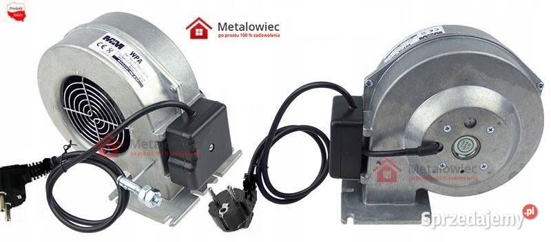 Dmuchawa do pieca CO WPA 120 z klapką 75W 2300 Włocławek