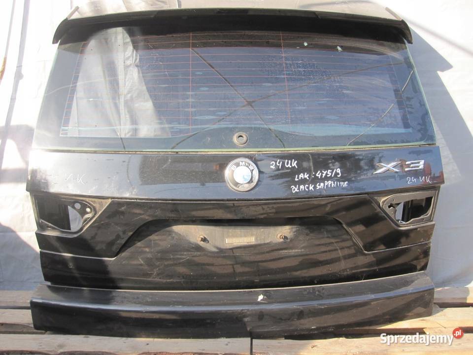 BMW X3 E83 LIFT 06r klapa tył Klapy bagażnika Karoseria świętokrzyskie sprzedam