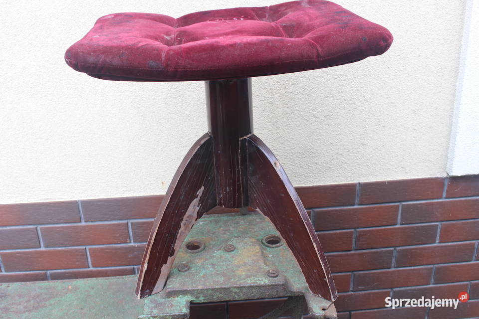 stary taboret do pianina Kalisz