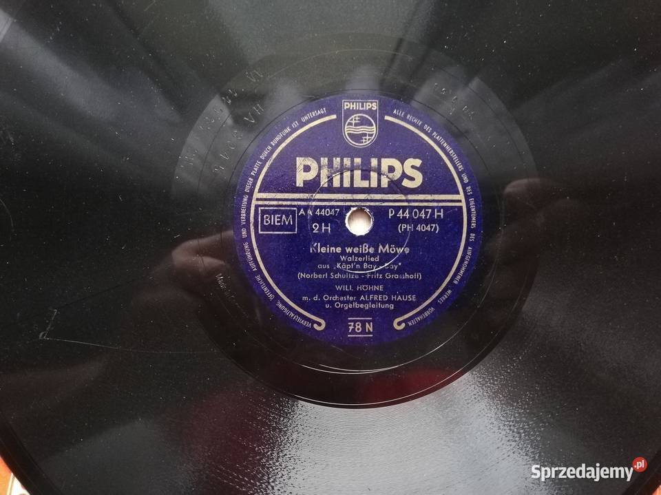 Dwie płyty szelakowe Wronki