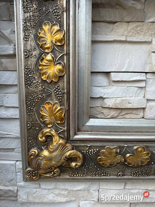 Stara drewniana rama rzeźbiona do lustra obrazu Długopole-Zdrój sprzedam