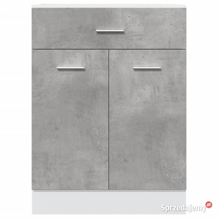 Szafka z szufladą szarość betonu 60x46x815 płyta Warszawa