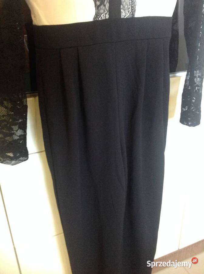 Kombinezon Czarny Damski ANNA FIELD S Koronka lubuskie Nowa Sól