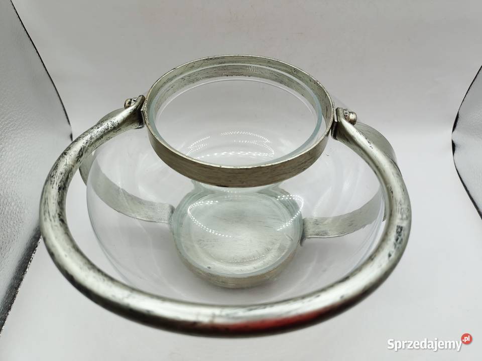 Dekoracja ogrodowa lampion szklany z metalem lubelskie Zamość