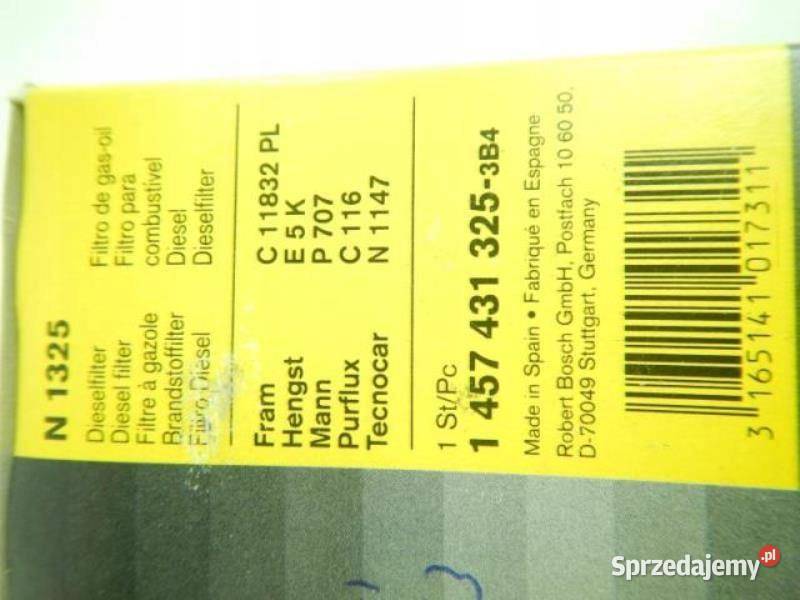 FILTR PALIWA MERCEDES W111 W113 W109 28 63 BOSCH