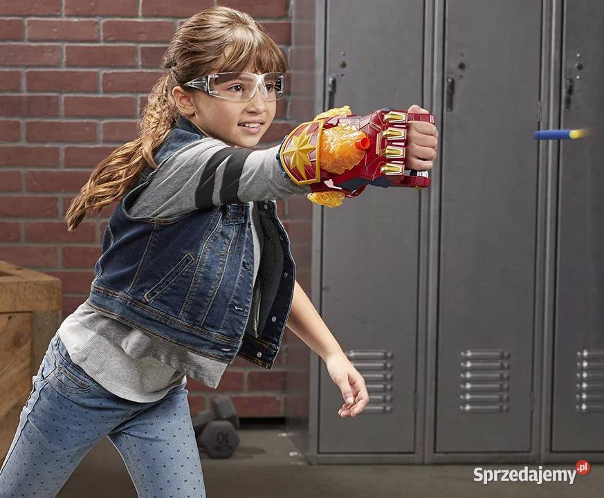 Kapitan Marvel Avengers Nerf Photon Blaster 5 lat+
