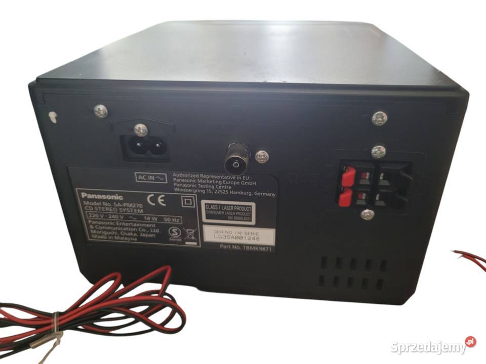 Wieża Panasonic SCPM270EGK LOMBARDi podkarpackie Rzeszów