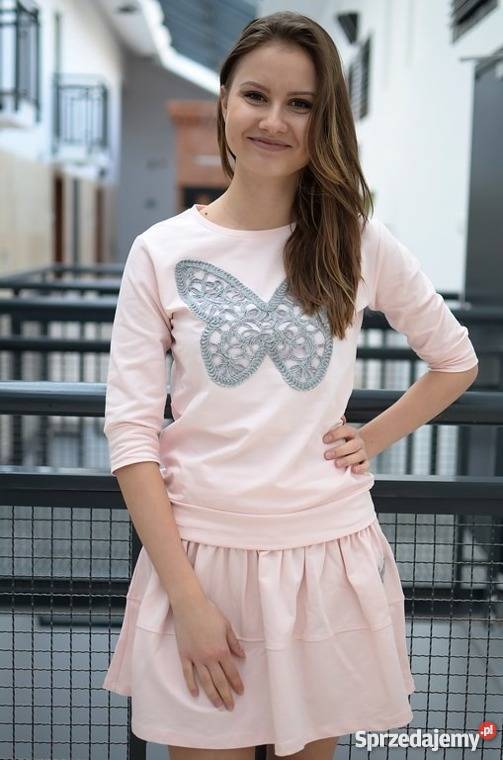 Komplet dresowy bluza ze spódnicą SakoLife 7092 sprzedam
