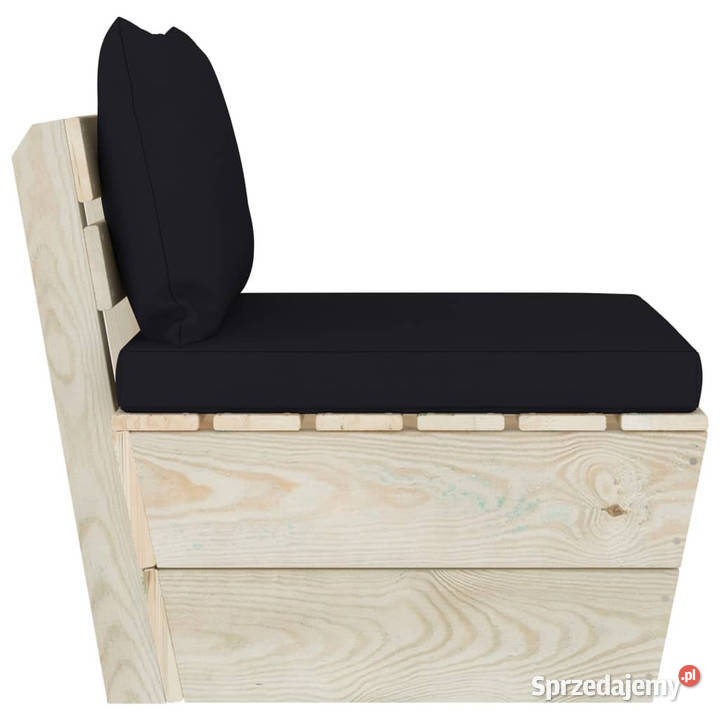 Ogrodowa sofa środkowa z palet poduszki Warszawa sprzedam