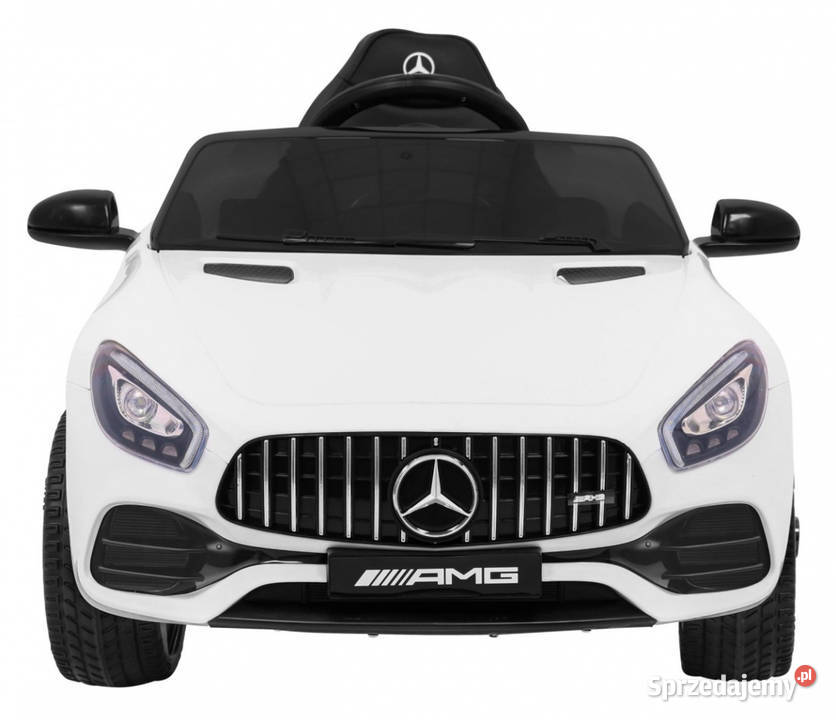 Mercedes Benz GT na akumulator dzieci Biały 12.3kg Łopuszno