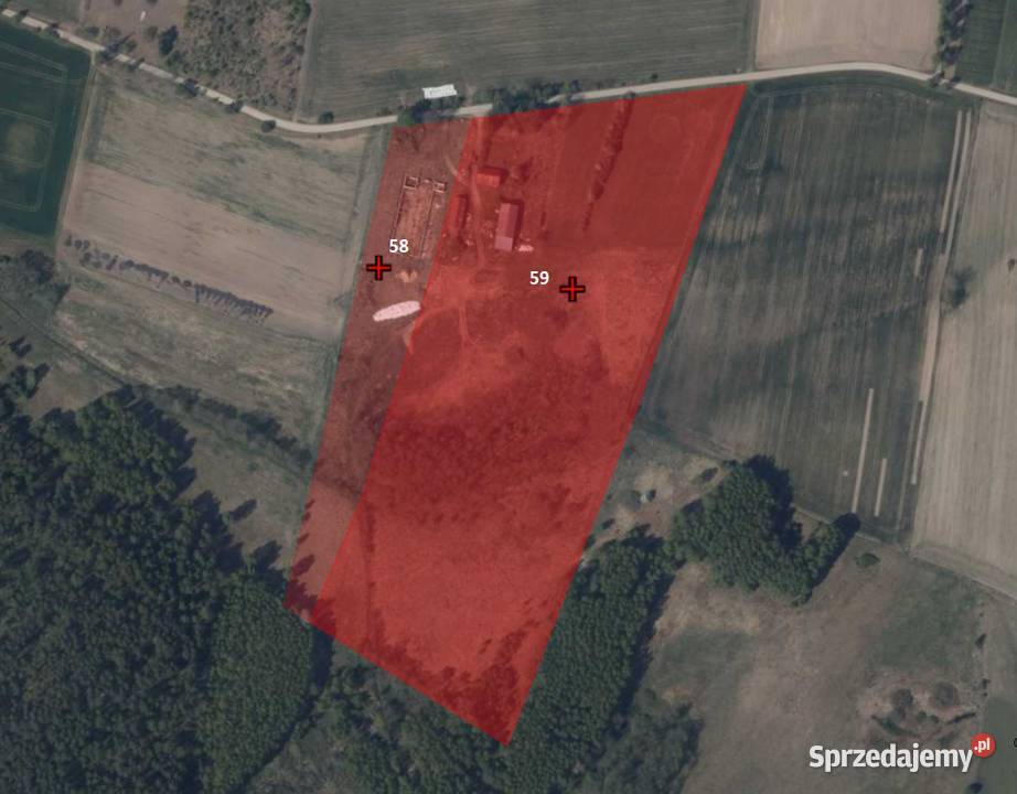 Syndyk sprzeda zabudowaną nieruchomość w 3zł/m2 Kanigowo