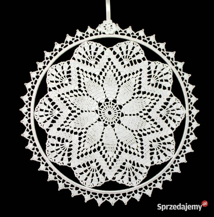 Zawieszka ozdoba na okno szydełkowa 29 Z111 Kluczbork