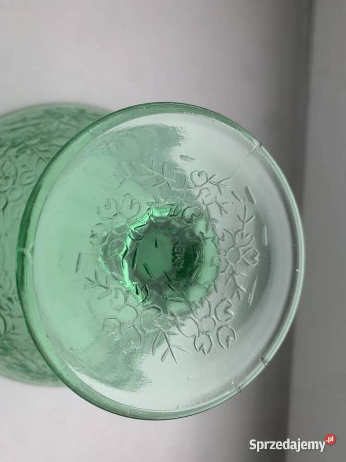 Zielona piękna Patera Huta Niemen wzór borówki P łódzkie Łowicz sprzedam