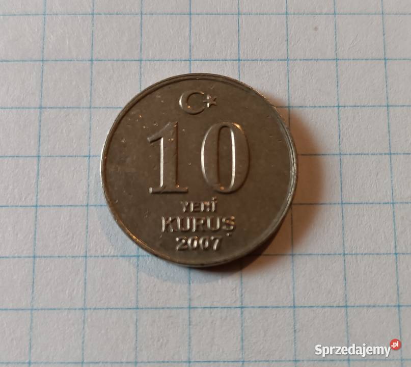 10 KURUS YENI KURUS 2007 TURCJA Piszczac