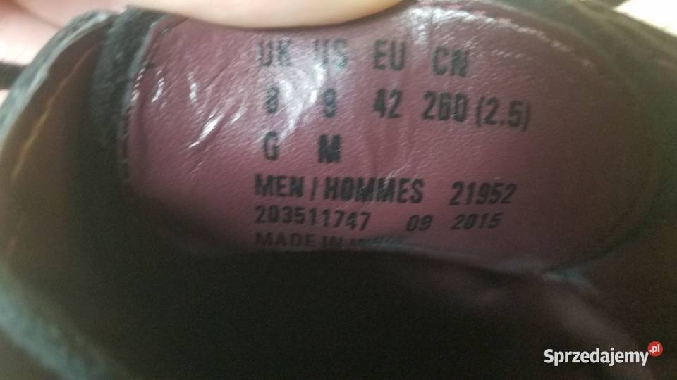 Buty CLARKS EU42 27 Skórzane czarne markowe podlaskie