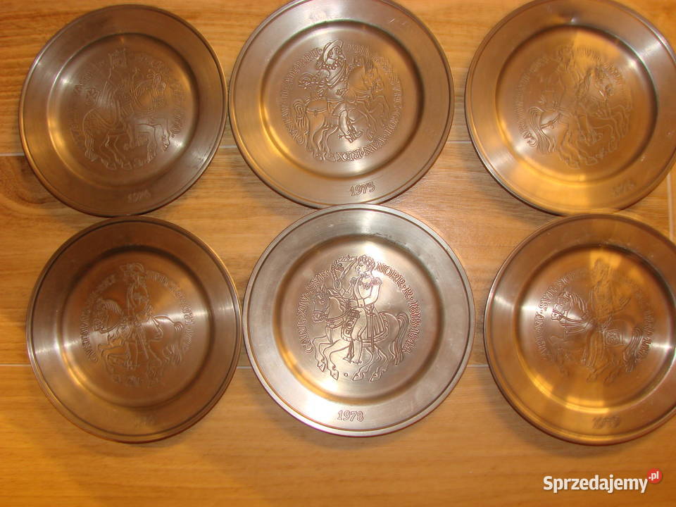 Scandia Ten cynowy talerz Gunnar Ander design Pruszcz Gdański