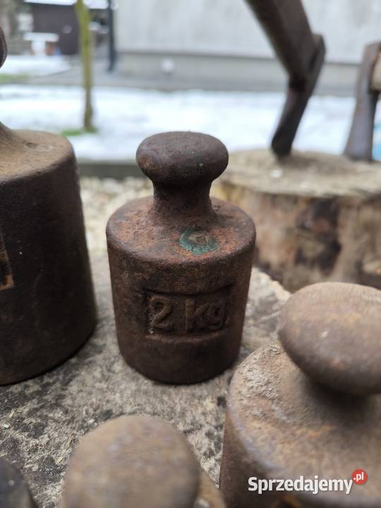 Odważniki z dawnych lat produkcji lata 60te 6 Radomsko sprzedam