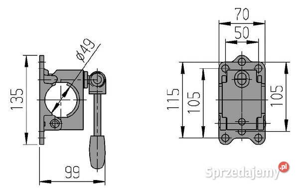 Zacisk koła podporowego 249804 Kamionna sprzedam