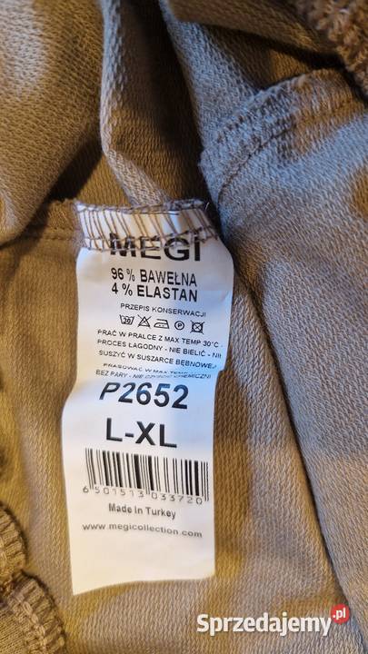 Damskie spodnie MEGI Collection LXL dresowe nowe Bez wzoru Lublin sprzedam