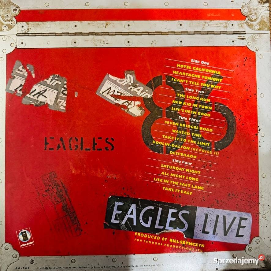 Eagles Eagles Live NMNM Japan Obi 2LP 1980 2 płyty pomorskie Gdynia