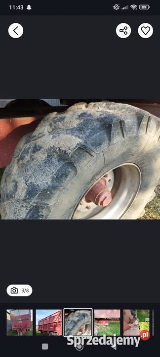 Rozrzutnik obornika agrimat Borek Wielkopolski