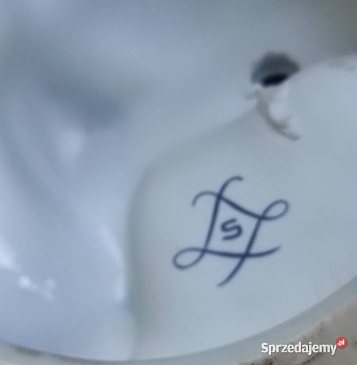 Sevres styl Barokowy ręcznie malowany wazon Pabianice