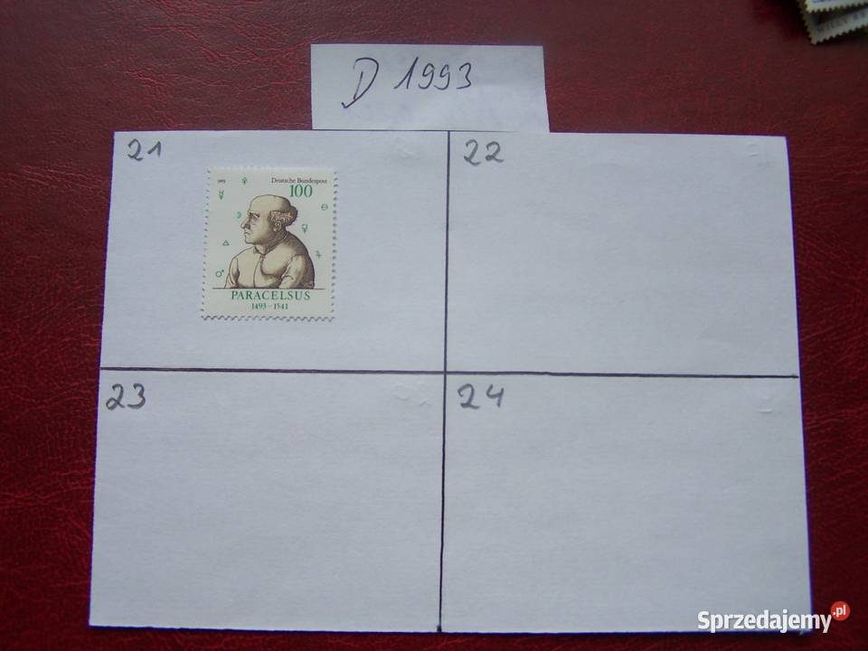 Niemcy 1993 MNH Znaczki z roczników WYBIERAJ Filatelistyka śląskie