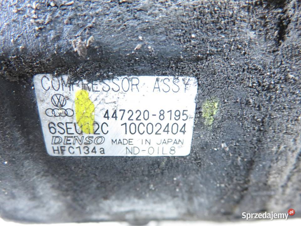 KOMPRESOR KLIMATYZACJI AUDI A2 8Z0 14 TDI AMF