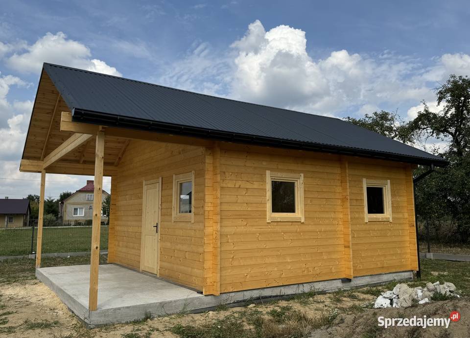 DREWNIANY DOMEK LETNISKOWY PEONIA Z ANTRESOLĄ Domki drewniane Rzeszów sprzedam