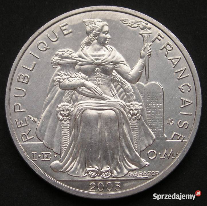 NOWA KALEDONIA 5 FRANKÓW 2003 STAN MENNICZY Łódź
