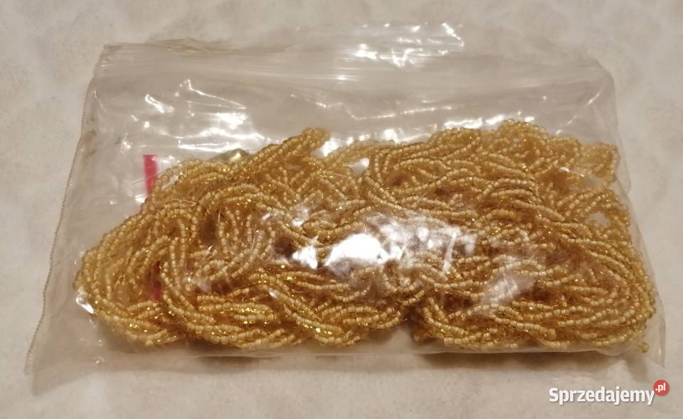 Koraliki 2mm przeźroczyste ecru 50g 16 Kreatywne Biżuteria - półprodukty Czeladź