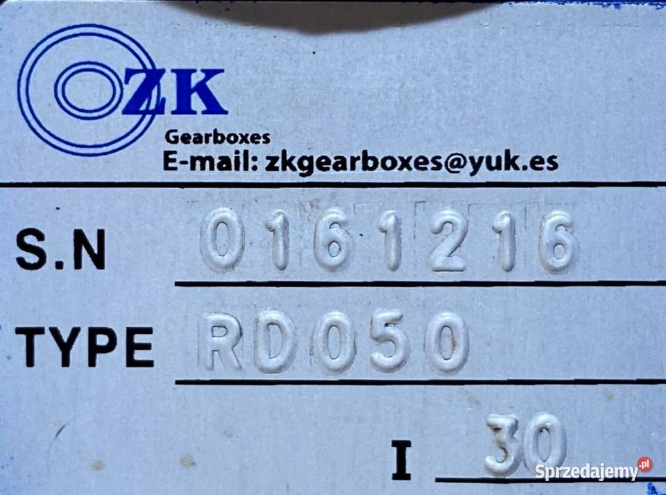 motoreduktor przekładnia 037kW 46obr 3fazowy Pigża