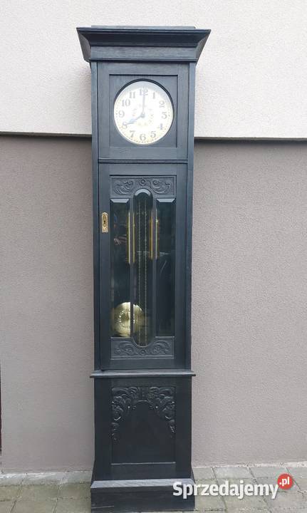 132 Stary zegar podłogowy chłop 215 secesja sprzedam