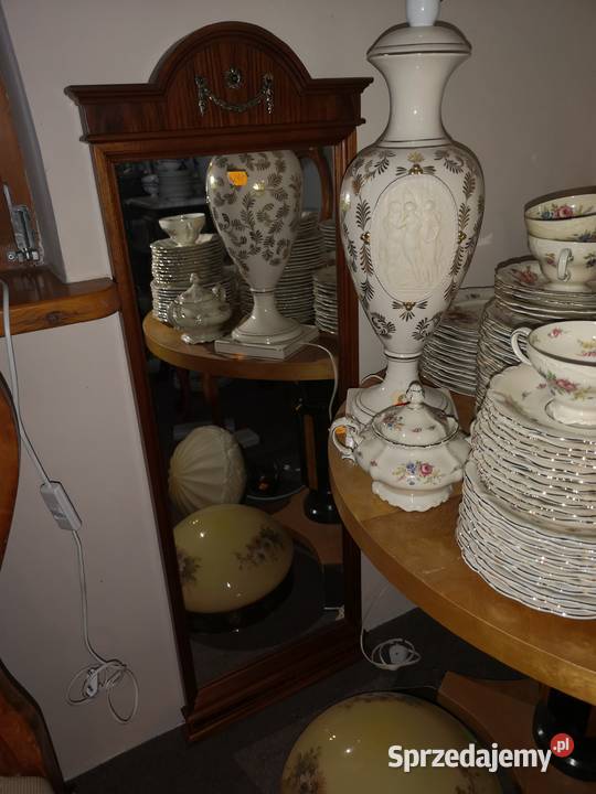 Lustro zlote z koroną Gdańsk