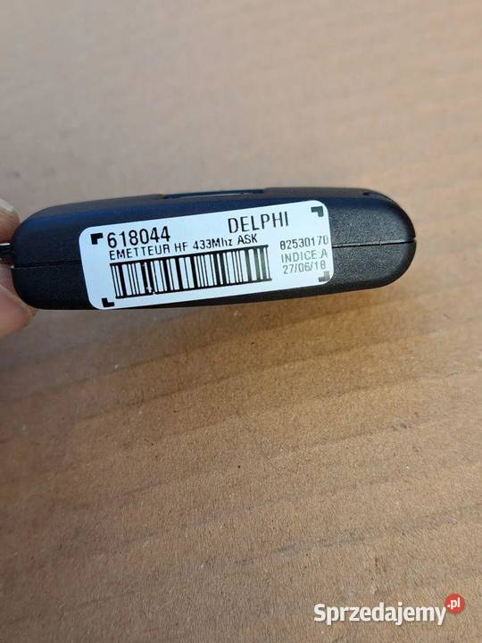 Kluczyk Peugeot 1007 618044 Emetteur HF 433Mhz dolnośląskie sprzedam
