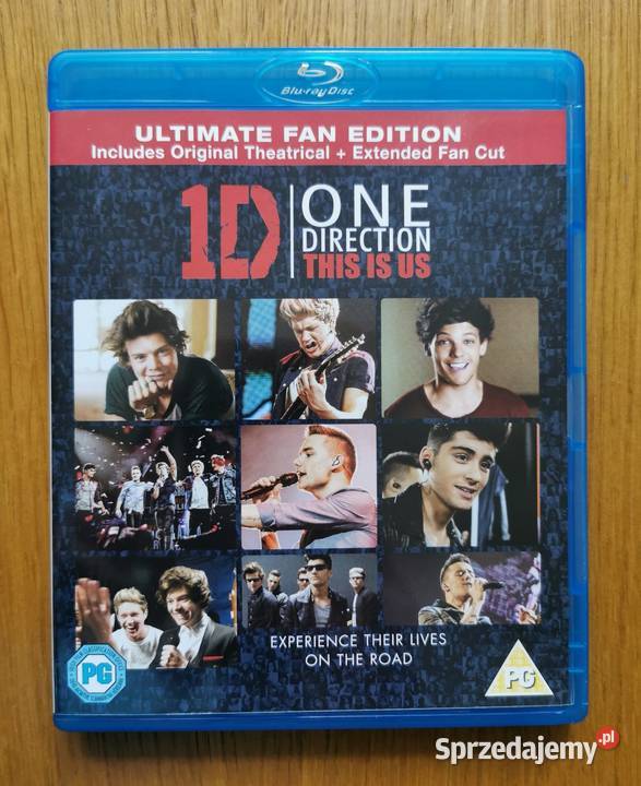 1D One Direction This Is Us Bluray En 2013 1 płyta Parzęczew