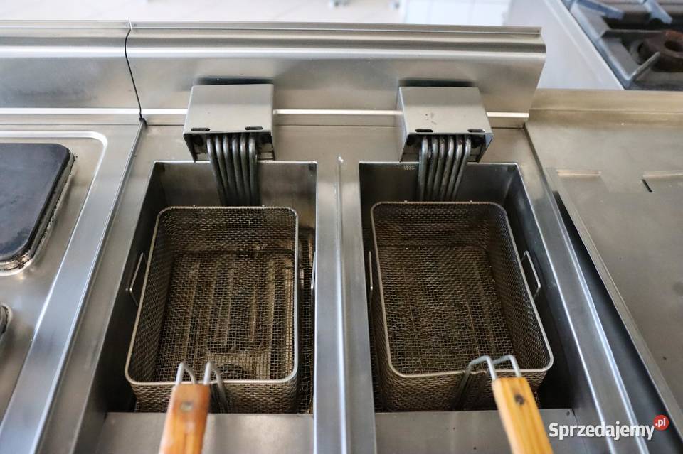 Frytownica podwójna KROMET 2 x 8L PROFESJONALNA Góra