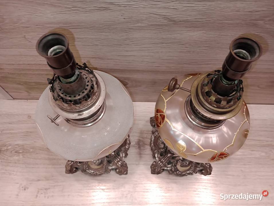 Lampa naftowa Depose 265 przerobiona na prąd Antyki, Sztuka, Kolekcje śląskie Polska sprzedam