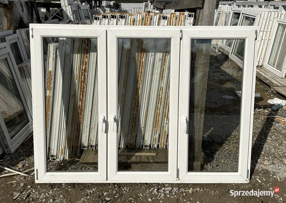 OKNA KacprzaK 199X145 OKNO Używane Plastikowe Okna ścienne Siedlce