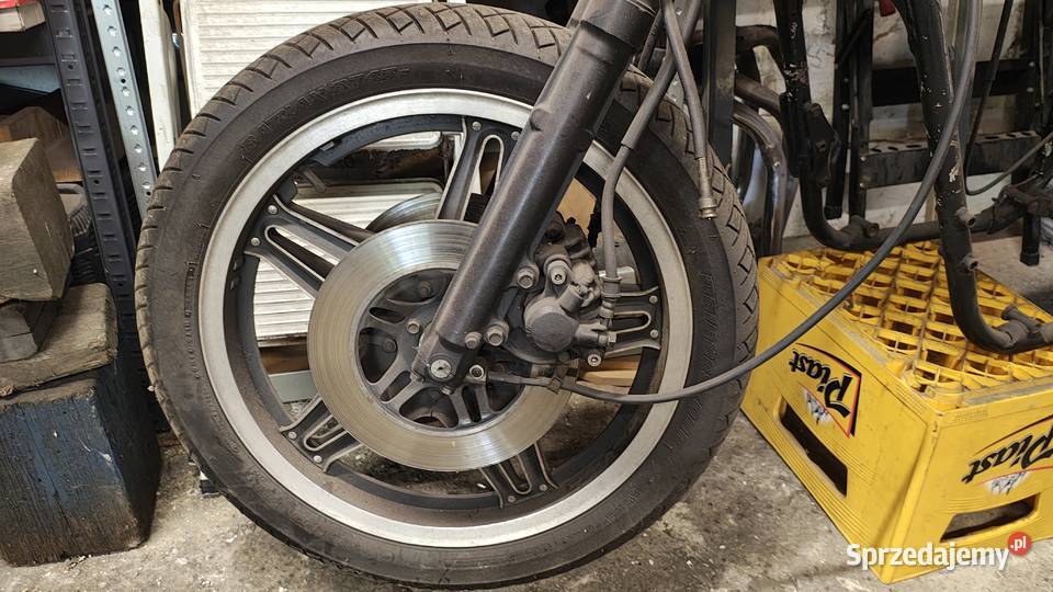 Koło przednie Honda CB7590K 1982 tarcze i oś Części i akcesoria motocyklowe Zabrze