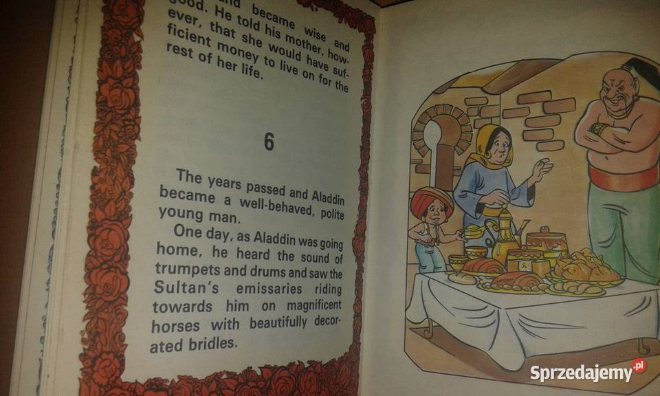 Język angielski Bonny Books Aladdin and the Lamp Sosnowiec